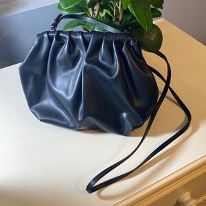 H&M Faux leather purse, black, one size